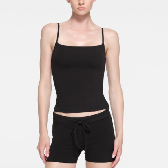 SKIMS Pants - Skims Cotton Jersey Short in the Limited Edition Color SOOT